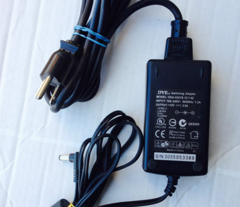 NEW DVE DSA-0421S-12 1 42 Switching Power Supply Cord Charger Mains